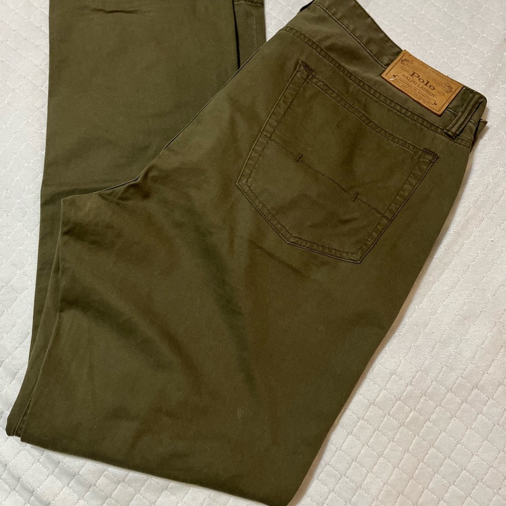 Polo by Ralph Lauren Green Chinos for Everyday Comfort